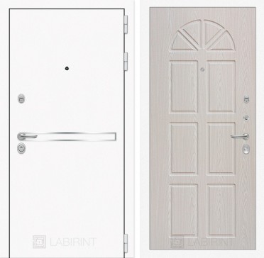 Дверь Лабиринт Line White 15 Алмон 25