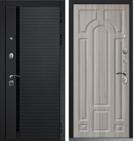 Входная дверь Коммандорс Prime Line Horizon 17.02 Cандал белый