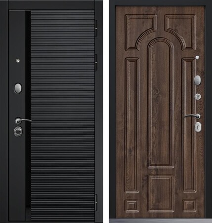 Входная дверь Коммандорс Prime Line Horizon 17.02 Темный дуб