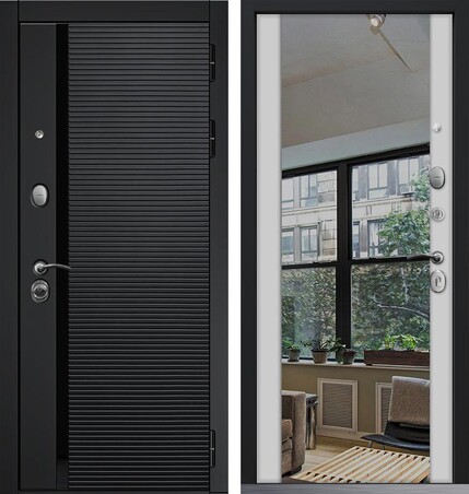 Входная дверь Коммандорс Prime Line Horizon 3Z Белый матовый