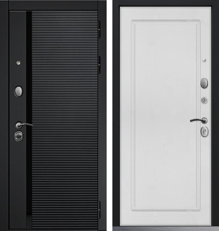 Входная дверь Коммандорс Prime Line Horizon Белый матовый