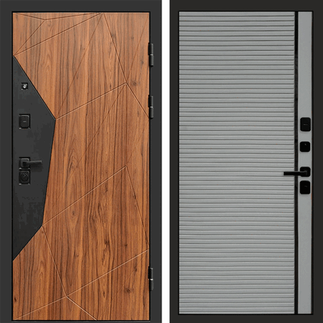 Входная дверь Термо-Дор Авангард porte grey софт