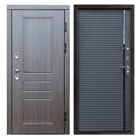 Входная дверь Термо-Дор Сибирь термо премиум Орегон венге porte black