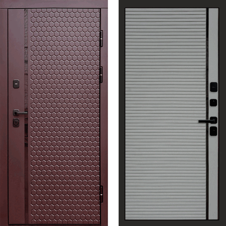 Входная дверь Термо-Дор Simple Шоколад porte grey софт