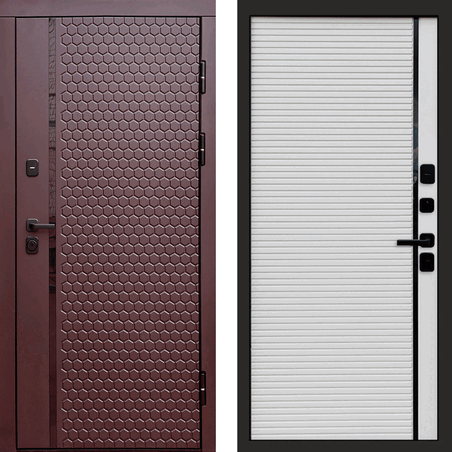 Входная дверь Термо-Дор Simple Шоколад porte white