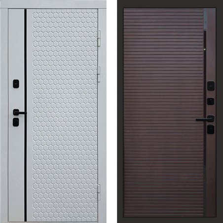 Входная дверь Термо-Дор Simple White porte шоколад