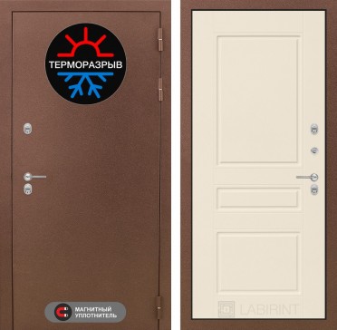 Дверь Лабиринт Термо Магнит 03 Крем софт