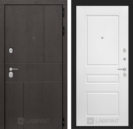 Дверь Лабиринт URBAN 03 Белый софт